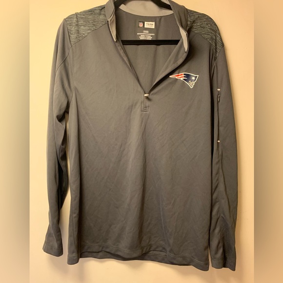 NFL Team Apparel Patriots 1/4 zip - Picture 1 of 4